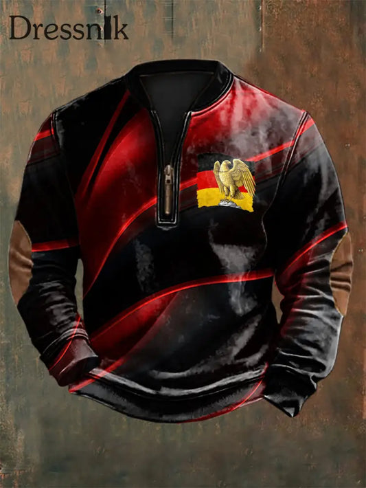 Herren-Sweatshirt mit Deutschland-Print als bild / S