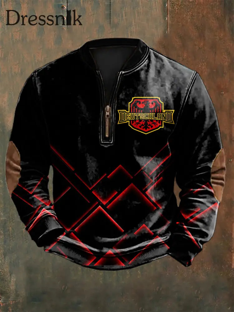 Herren-Sweatshirt mit Deutschland-Print als bild / S
