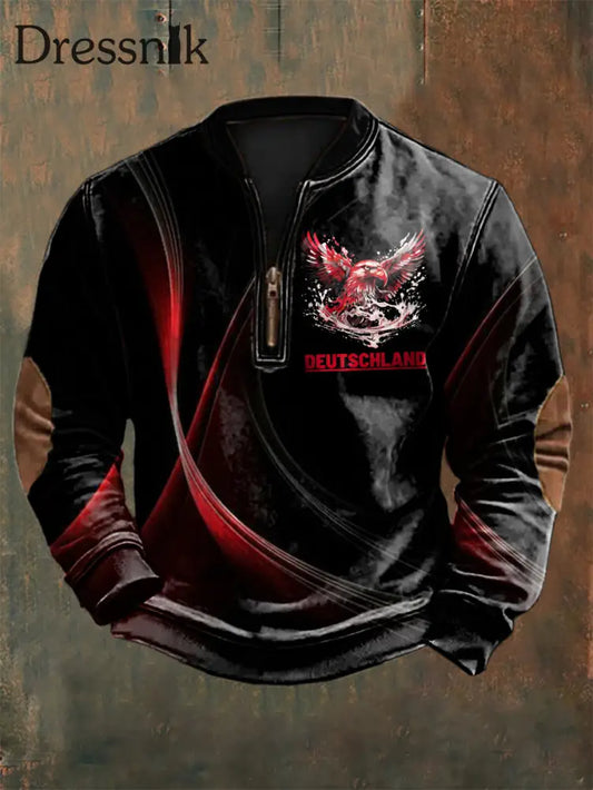 Herren-Sweatshirt mit Deutschland-Print als bild / S
