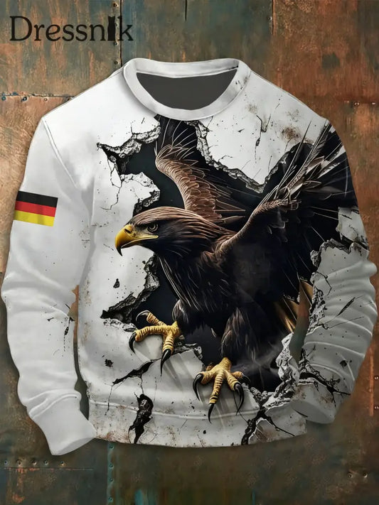 Herren-Sweatshirt mit Rundhals ausschnitt Deutschland als bild / S