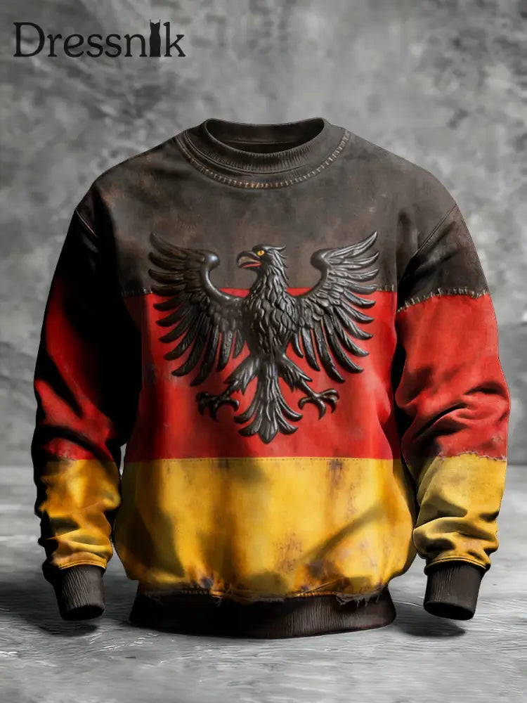 Herren Sweatshirt mit Rundhals ausschnitt Deutschland Design als bild / S