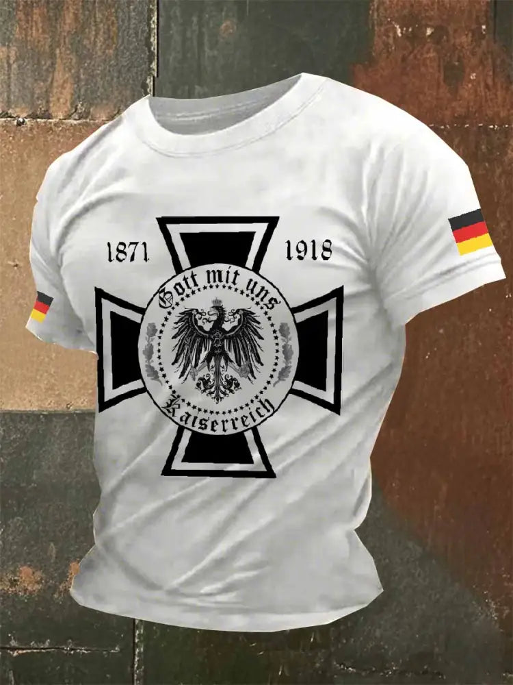 Herren T-Shirt Eisernes Kreuz Deutschland als bild / S