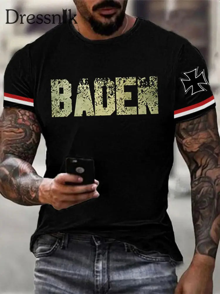 Herren T-Shirt Meine Fahne Baden