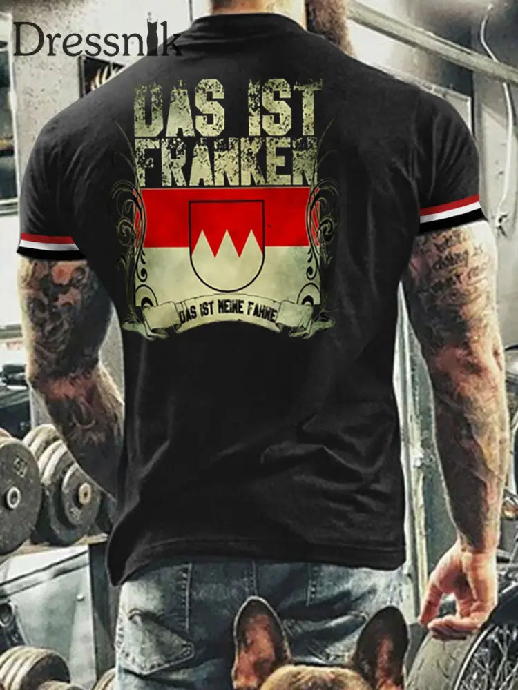 Herren T-Shirt Meine Fahne Franken
