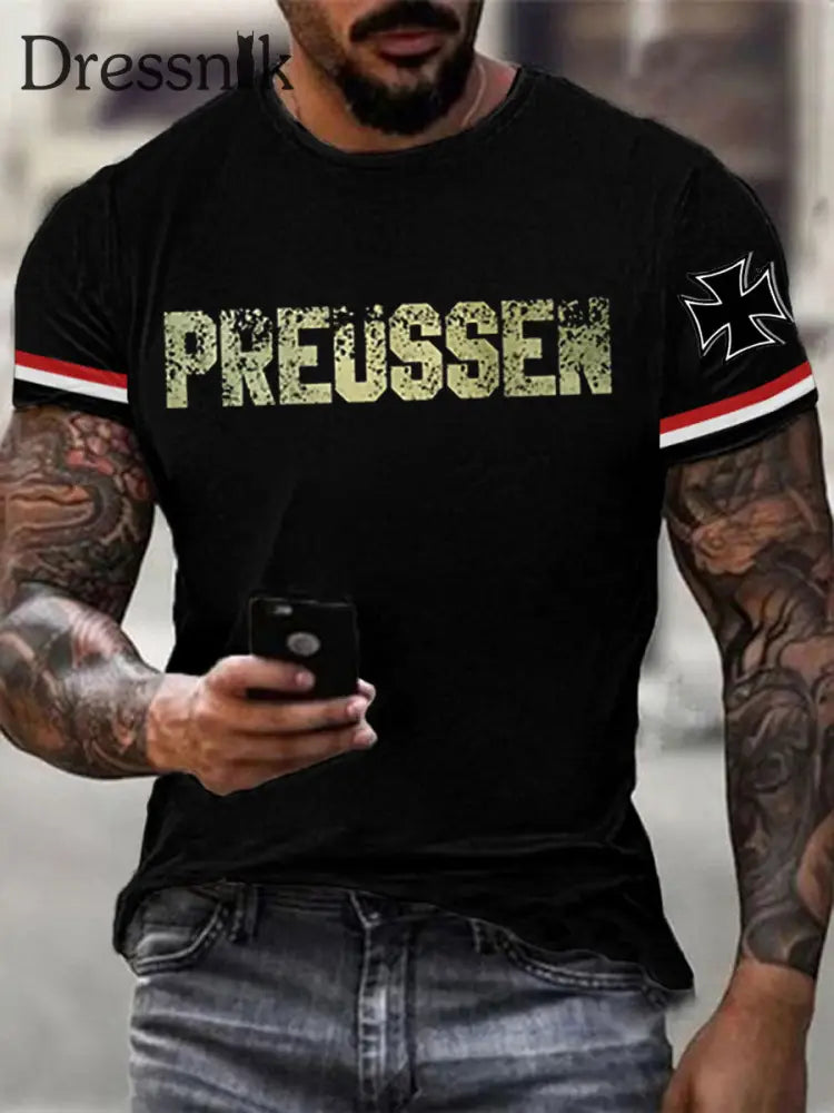 Herren T-Shirt Meine Fahne Preussen