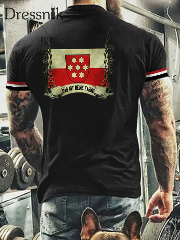Herren T-Shirt Meine Fahne Thü ringen