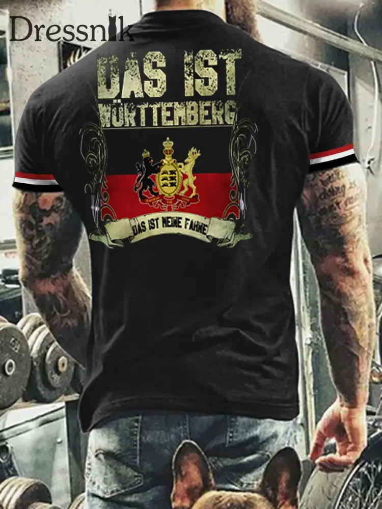 Herren T-Shirt Meine Fahne Württ emberg