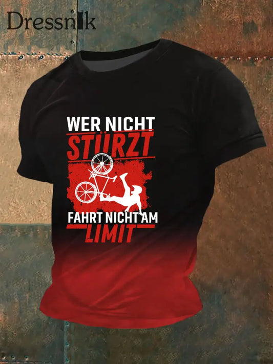 Herren-T-Shirt mit kurzen Ärmeln wer nicht Rot / S