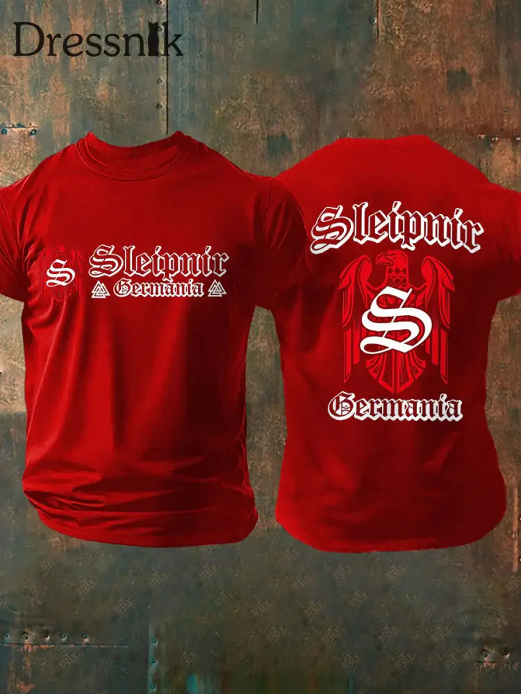 Herren-T-Shirt Sleipnir Germania Rot / S