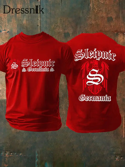 Herren-T-Shirt Sleipnir Germania Rot / S