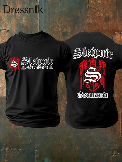 Herren-T-Shirt Sleipnir Germania Schwarz / S