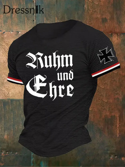 Herren T-Shirt von Ruhm und Ehre Schwarz / S