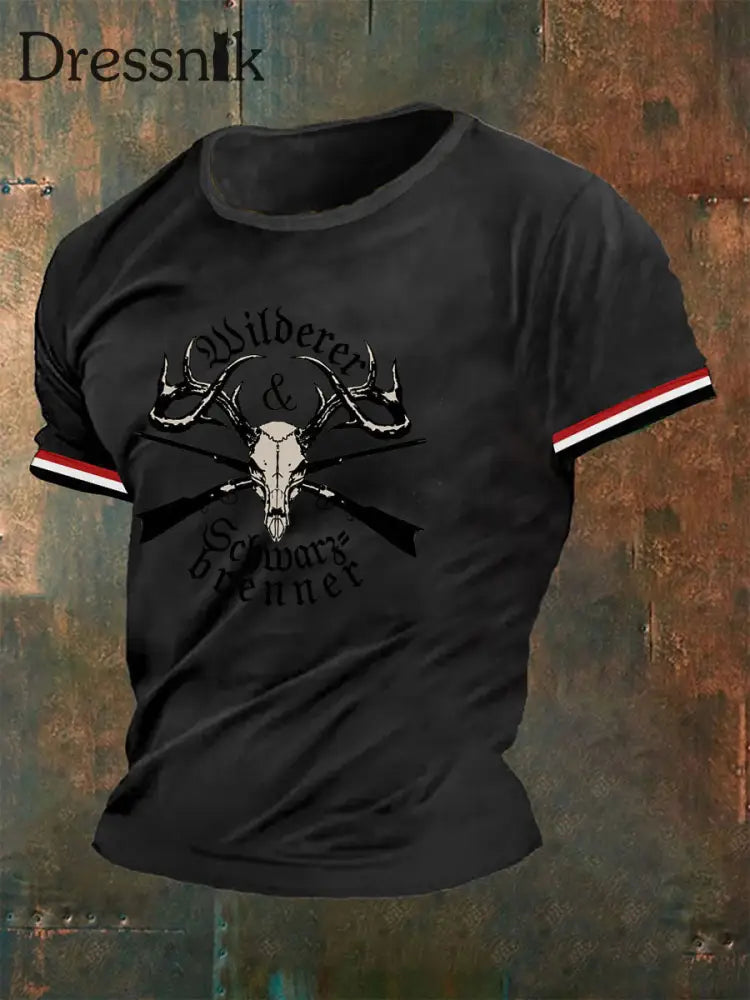 Herren-T-Shirt Wilderer Schwarz brenner Schwarz / S