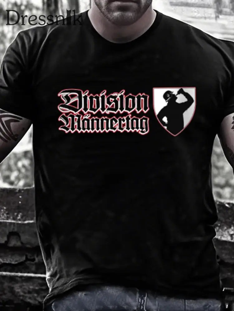 Herren Herren Herren tag Herren tag Trinken bis zum Sieg bedrucktes Kurzarm-T-Shirt