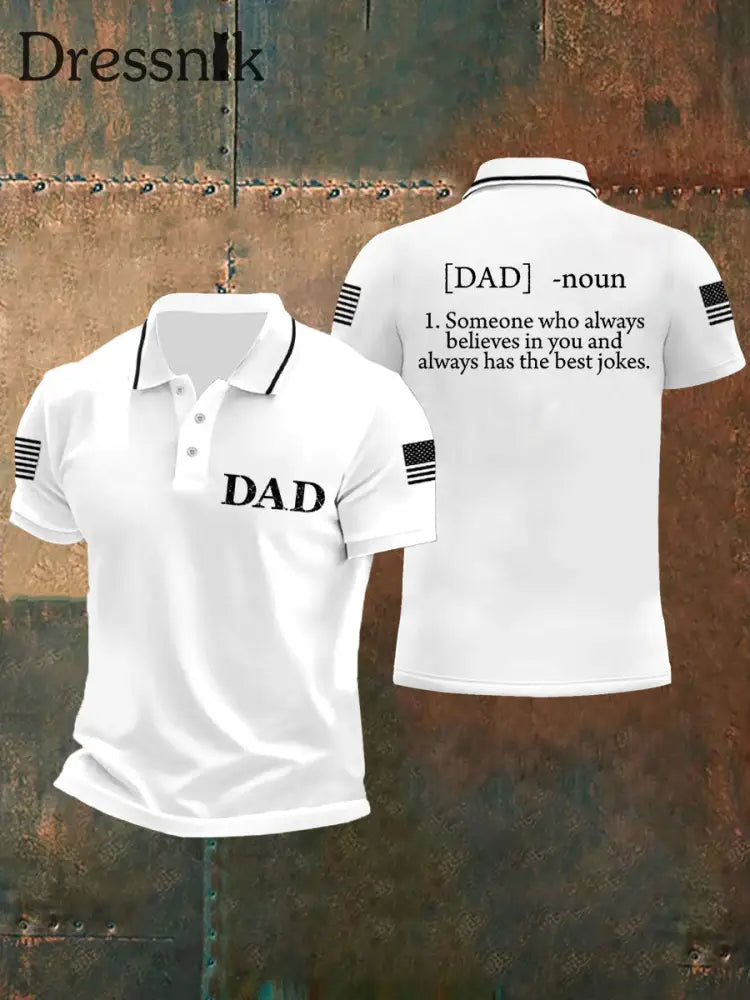 Herren Vatertag Daddy’s Definition Tops Weiß / S