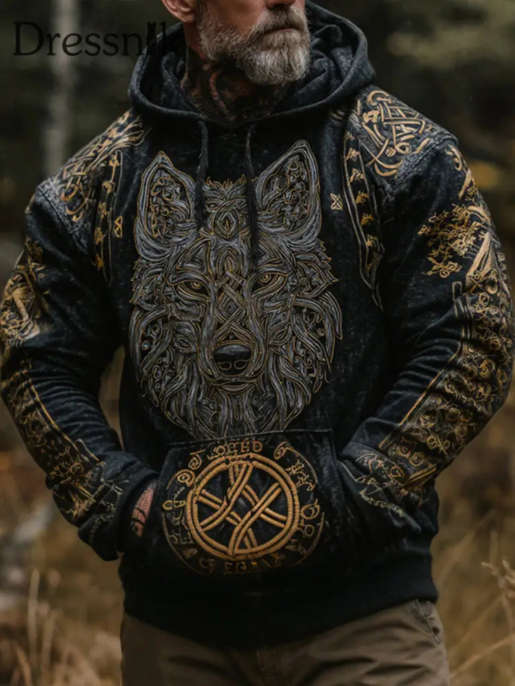 Herren Viking Hoodie als bild / S