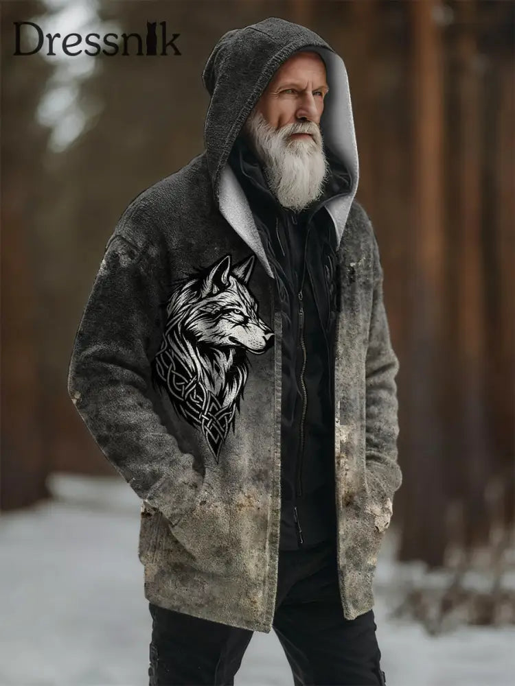 Herren Viking Hoodie als bild / S