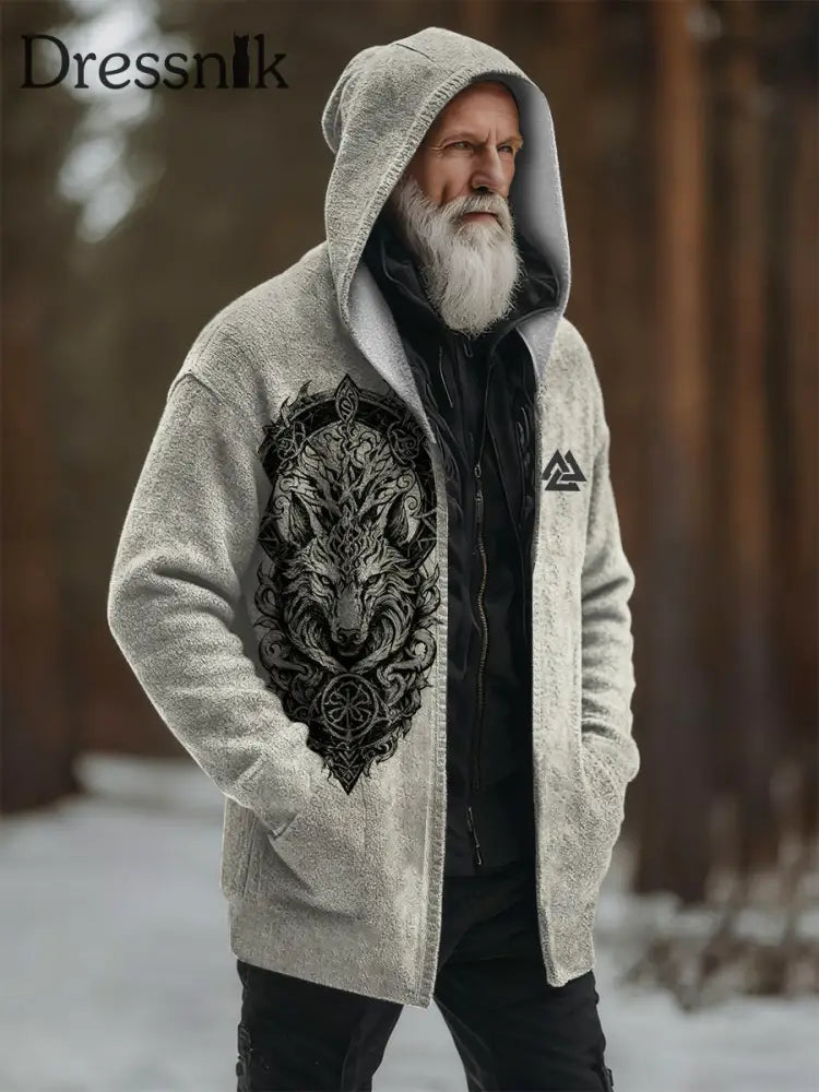 Herren Viking Hoodie als bild / S