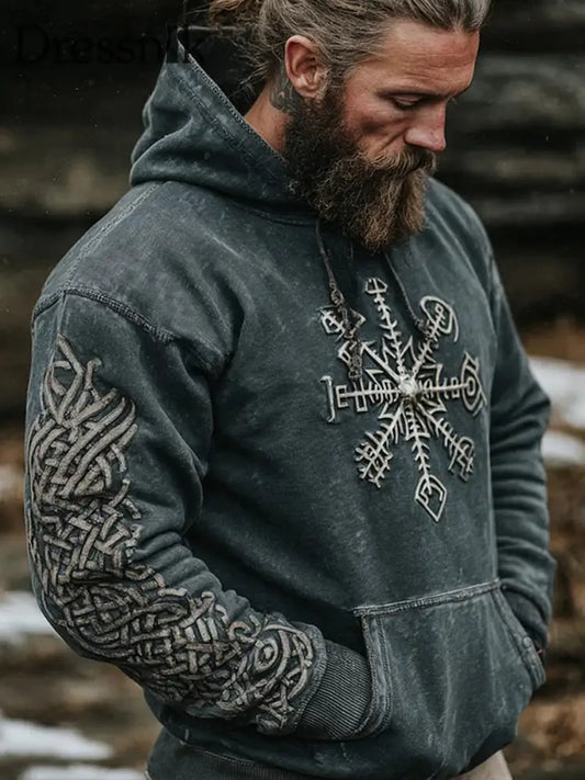 Herren Viking Kapuzen-Sweatshirt als bild / S