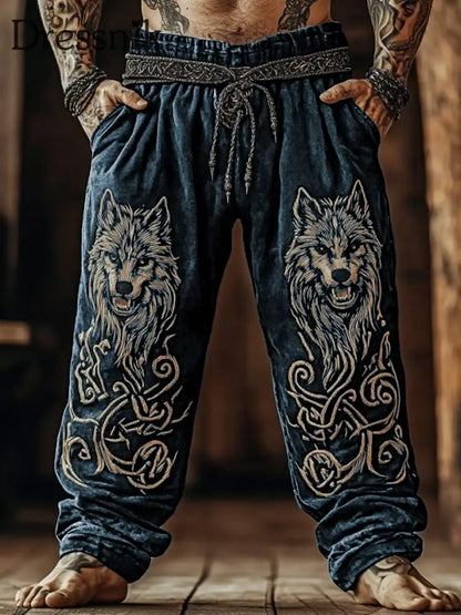 Herren Viking lose Hose Marineblau / S