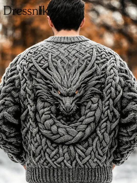 Herren Viking Pullover Grau / S