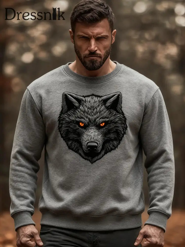 Herren Viking Sweatshirt Grau / S