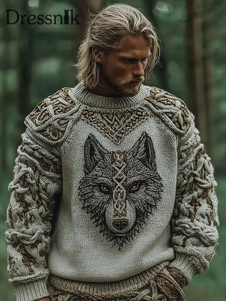 Herren Viking Sweatshirt mit Rundhals ausschnitt als bild / S