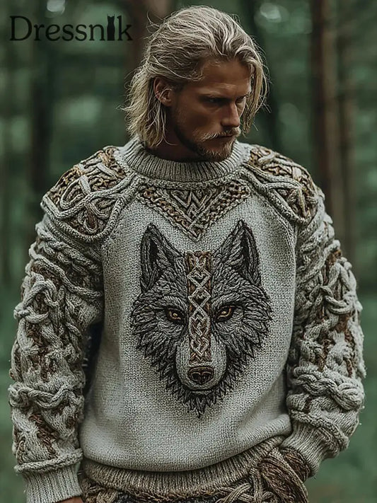 Herren Viking Sweatshirt mit Rundhals ausschnitt als bild / S
