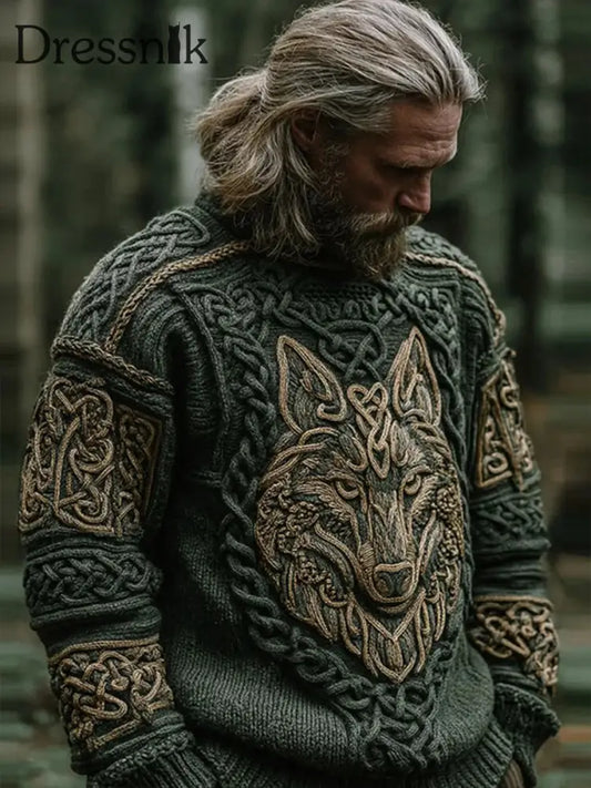 Herren Viking Sweatshirt mit Rundhals ausschnitt als bild / S