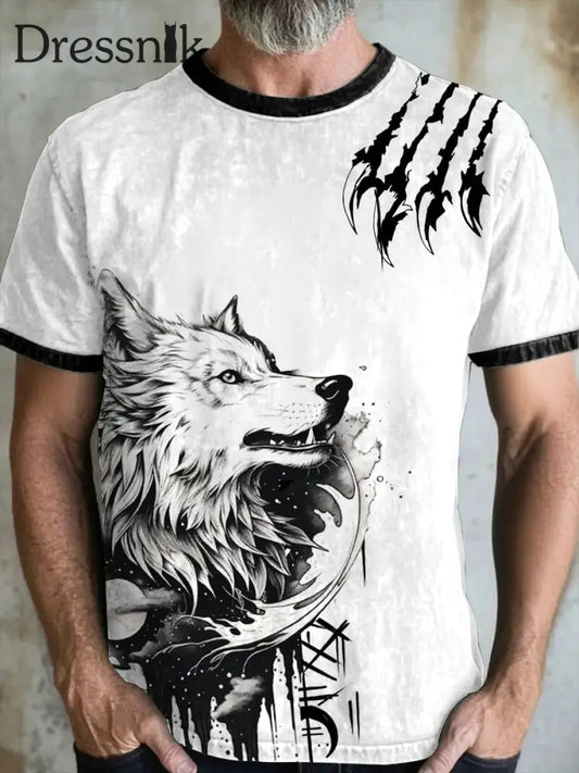 Herren Viking Wolf T-Shirts als bild / S