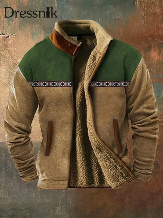 Herren Vintage Western bedrucktes Casual Sweatshirt A / S