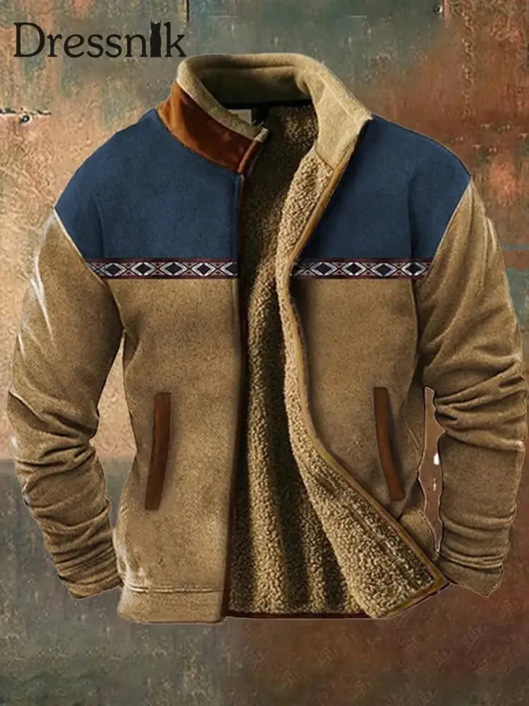 Herren Vintage Western bedrucktes Casual Sweatshirt B / S
