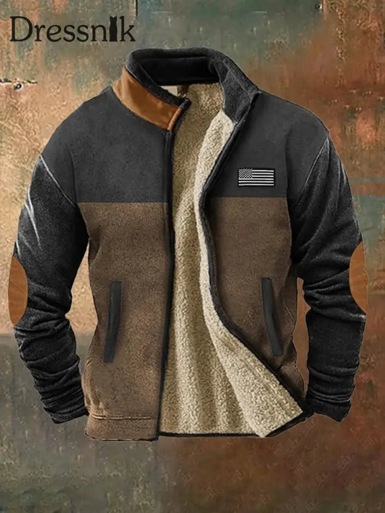 Herren Vintage Western bedrucktes Casual Sweatshirt C / S