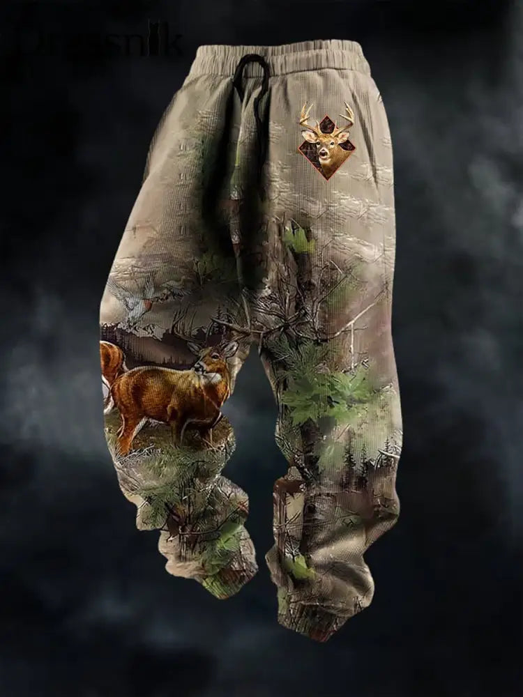 Herren Vintage Western Elk Freizeit hosen als bild / S