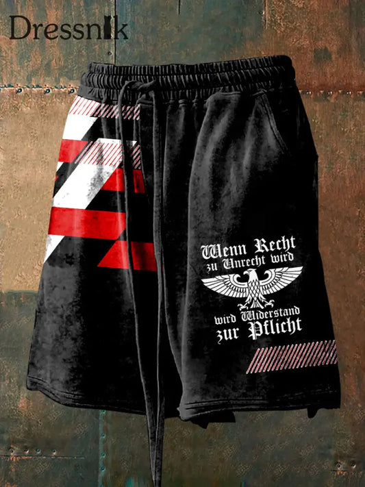 Herren Wenn Recht zu Unrecht wird Shorts A / S