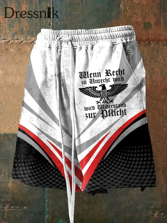 Herren Wenn Recht zu Unrecht wird Shorts A / S