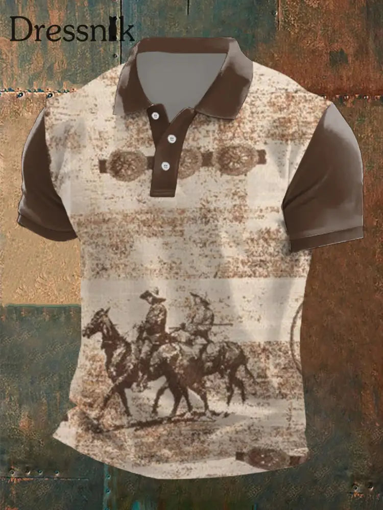 Herren West Kurzarm Hemd als bild / S