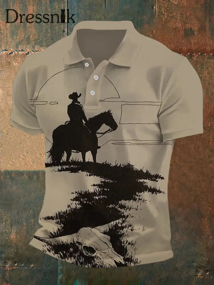 Herren West Kurzarm Hemd als bild / S