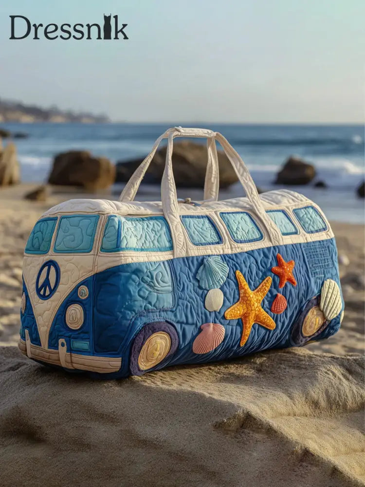 Hippie-Print-Einkaufstasche mit großer Kapazität als bild / EINS