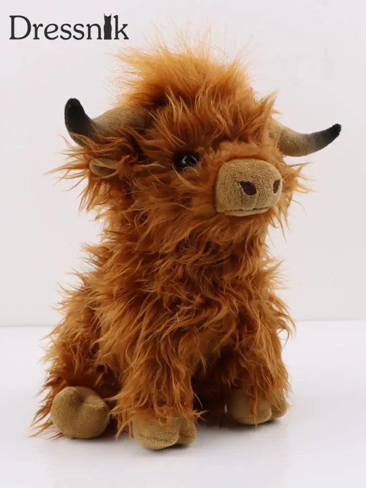 Hochland-Kuh-Plüsch-Simulation Langhaarige Kuh-Puppe