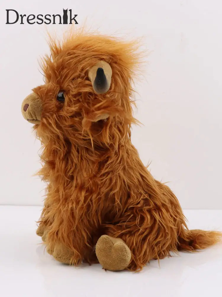 Hochland-Kuh-Plüsch-Simulation Langhaarige Kuh-Puppe