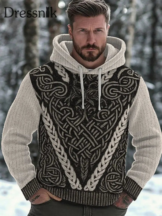 Kapuzen pullover für Herren Viking als bild / S