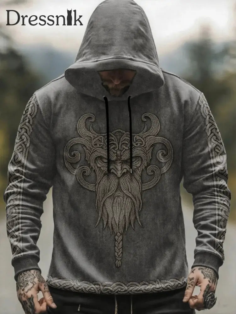 Kapuzen pullover für Herren Viking als bild / S