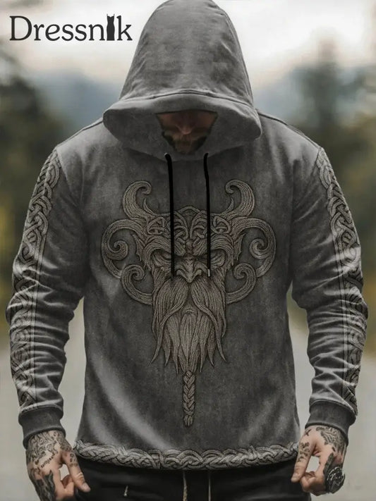 Kapuzen pullover für Herren Viking als bild / S