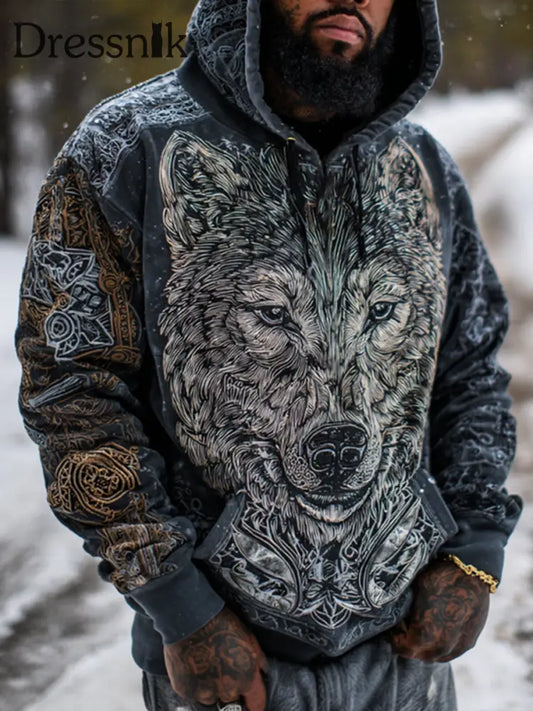 Kapuzen pullover für Herren Viking als bild / S