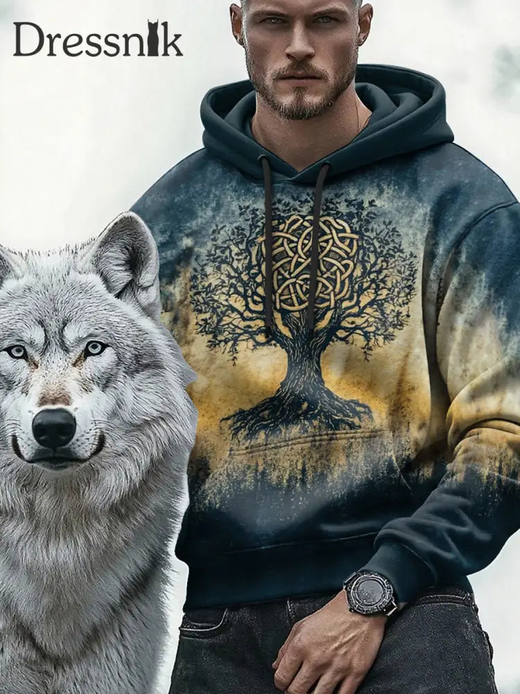 Kapuzen pullover für Herren Viking als bild / S