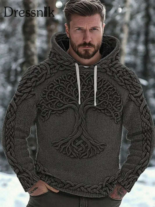 Kapuzen pullover für Herren Viking Dunkelgrau / S