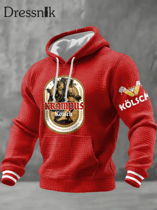 Kölner Karnevals Hoodie für Herren Rot / S