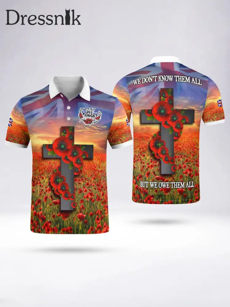 Kurzarm-Polos hirt für Herren mit Mohn kreuz Weiß / S