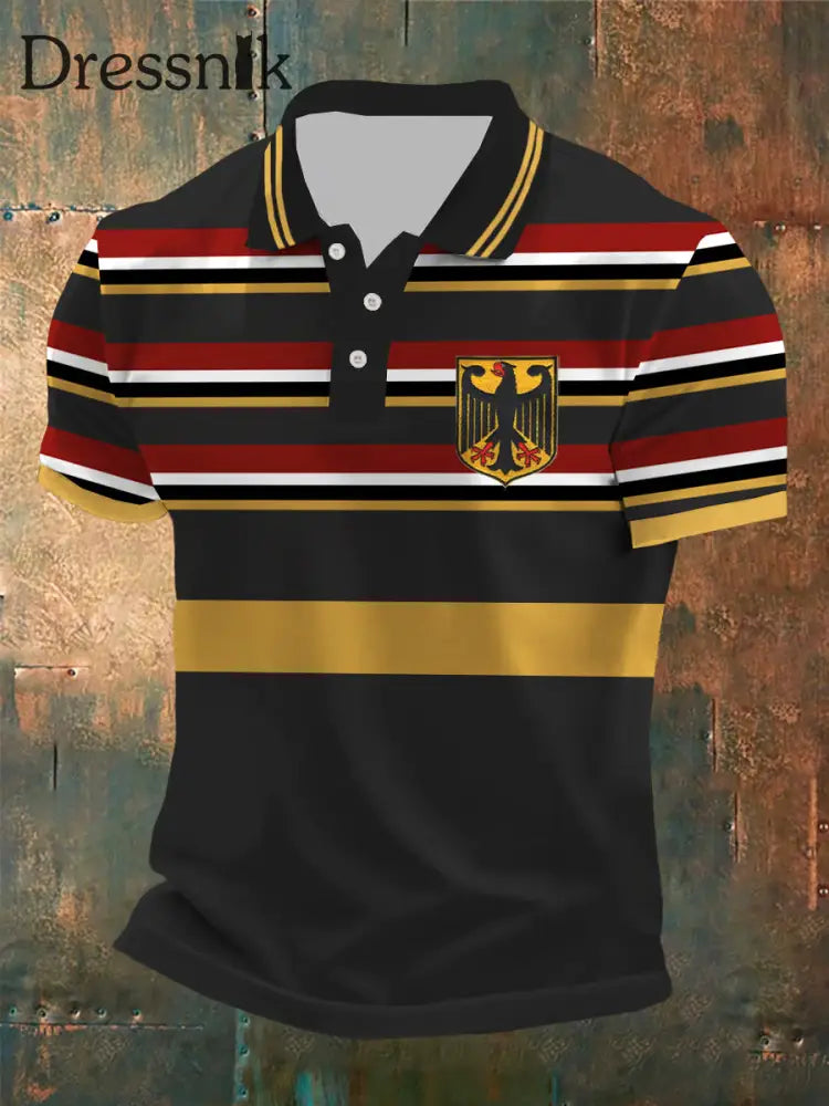 Kurzarm-Polos hirt für Männer Deutschland Design als bild / S